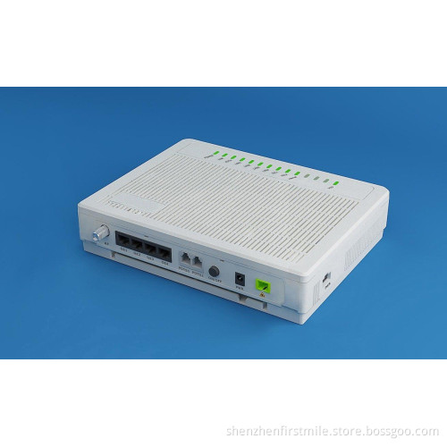 FTTH Gpon Ont with 4ge+CATV